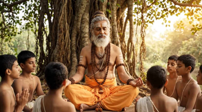 A spiritual Guru and his essence as mentioned in Manduka Upanishad.